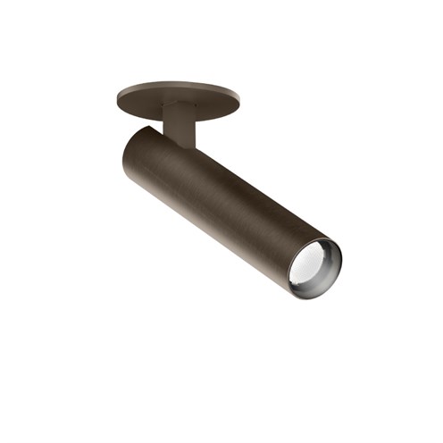 Wever & Ducré+MATCH 1.0 LED 6.1W 555lm 350mA 3000K CRI>90 30°, süvisvalgusti, harjatud pronks, liiteseadmeta